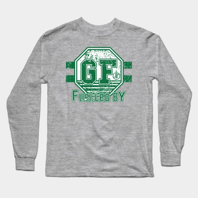 Fuelled by Gluten Free (green) Long Sleeve T-Shirt by dkdesigns27